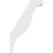 Ekena Millwork 4-in. W x 20-in. D x 32-in. H Funston Architectural Grade PVC Knee Brace BRCP04X20X32FST - alternate 2